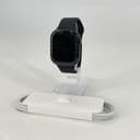 Apple Watch (Series 10) 46mm Jet Black Aluminum (GPS) w/ Black Sport- Very Good 