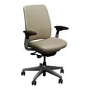 Steelcase Amia Office Chair - PU Leather, Adjustable Lumbar Support, 4D Armrests