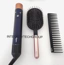 Genuine Dyson Hair Dryer Airwrap Multi Styler Blue/Copper Wand+Brushes (USED)