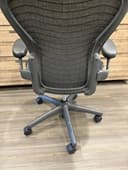 Herman Miller Aeron Mesh Office Chair, Adjustable Armrests, Wheels, Gray