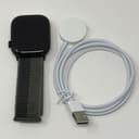 Apple Watch Series 10 46mm Jet Black Aluminum Tornado/Gray Sport Loop Good