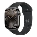 Apple Watch Series 10 46MM Slate Titanium Case Black Sport Band - Very Good