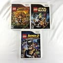 Wii LEGO 3-Pack (Star Wars Complete Saga + Indiana Jones + Batman 2, Complete)