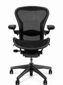 Herman Miller Aeron Office Chair Size B Fully Loaded – Refurbished Mesh Black