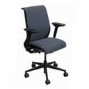 Steelcase Think Task Chair Gray Fabric Adjustable Ergonomic Office Chair