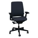 Steelcase Amia Office Chair, Grey Fabric, Adjustable Lumbar Support, 4D Armrests