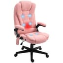 Massage Office Chair w/ 6 Points Heat Velvet Executive Office Chair Refurbished