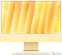 Apple - iMac 24-inch All-in-One - M4 chip - Built for Apple Intelligence - 10 Core CPU - 10 Core GPU - 16GB Memory - 256GB SSD - Yellow