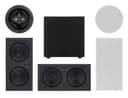 Sonance - MAG5.1 PREMIUM - Mag Series 5.1-Ch. Premium 6-1/2" Surround Sound In Wall Speaker System with Wireless Subwoofer (Each) - Paintable White