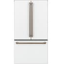 Café - 36 in. Wide 23.1 Cu. Ft. French Door Counter-Depth Smart Refrigerator with Internal Water Dispenser - Matte White