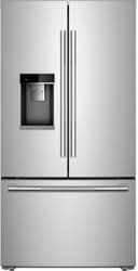 JennAir - 36 in. Wide RISE 23.8 Cu. Ft. French Door Counter-Depth Refrigerator - Stainless Steel