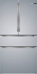 Bosch - 800 Series 36 in. Wide 20.5 Cu. Ft. 4-Door French Door Bottom Freezer Counter-Depth Smart Refrigerator with VitaFresh - Stainless Steel