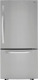 LG - 25.5 Cu. Ft. Bottom-Freezer Refrigerator with Ice Maker - Stainless Steel