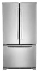 JennAir - 36 in. Wide RISE 21.9 Cu. Ft. French Door Counter-Depth Refrigerator with TriSensor Climate Control - Stainless Steel