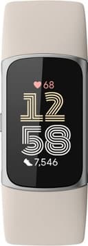 Fitbit - Charge 6 Advanced Fitness & Health Tracker - Porcelain - (2023)