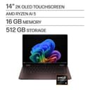 HP - OmniBook X Flip 2-in-1 - 14" 2K OLED Touchscreen Laptop - AMD Ryzen AI 5 430 ('26) - 16GB Memory - 512GB SSD - Copilot+ - Deep Espresso