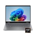 HP - OmniBook X Flip 2-in-1 - Copilot+ PC - 14" 2K Touch-Screen Laptop - AMD Ryzen AI 7 350 2025 - 24GB Memory - 1TB SSD - Meteor Silver