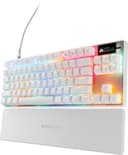 SteelSeries - Apex Pro TKL Gen 3 Wired Mechanical OmniPoint Adjustable HyperMagnetic Gaming Keyboard with Rapid Tap - White