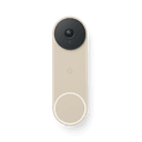 Google - Nest Doorbell (wired, 3rd gen) - Latest Model - 2K Video and Gemini - Linen